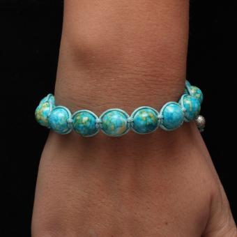 Браслет с Хризоколлой
