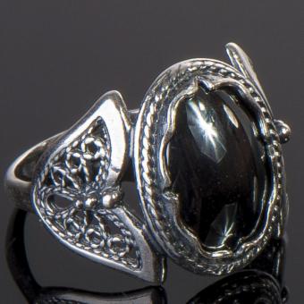 кольцо с гематитом