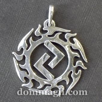 Подвеска Йера в солнечном круге