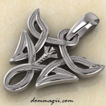 Альгиз в вязи