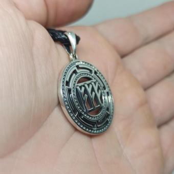 Рунический амулет «3 Феху из серебра»