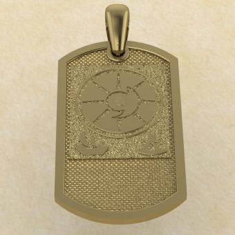 Подвеска Астрологический навигационный талисман золото