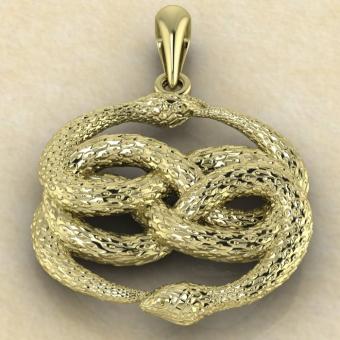 «Аурин Уроборос» из золота — талисман бесконечного обновления