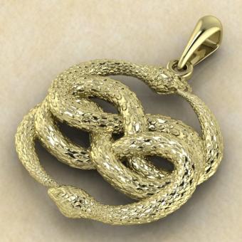Купить подвеску «Аурин Уроборос» из золота