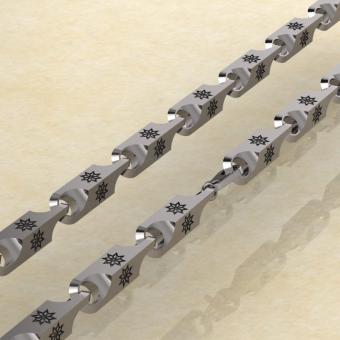 Цепь Алатырь из серебра