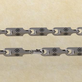 Славянская цепь с оберегом Макошь