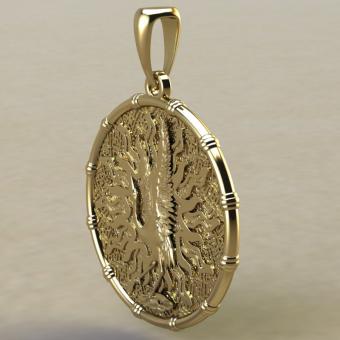 Чертог бусла с аистом золото