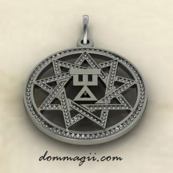 Чертог Девы оберег из серебра