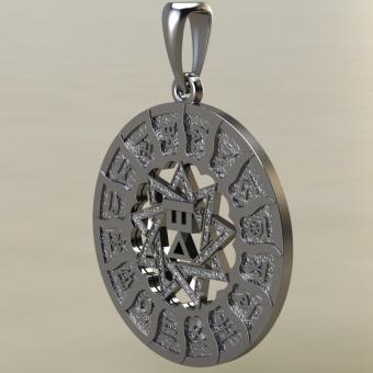 Чертог Девы в Сварожем круге из серебра