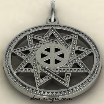 Славянский оберег Чертог Финиста серебро