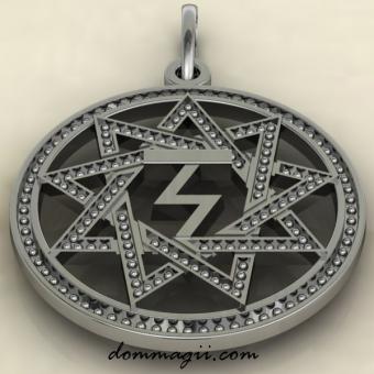 Славянский оберег Чертог Орла серебро