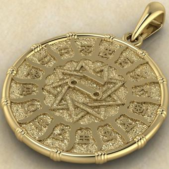 Чертог Щуки с щукой из золота