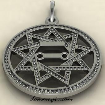 Славянский оберег Чертог Щуки серебро