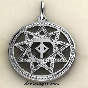 Славянский оберег Чертог Тура серебро