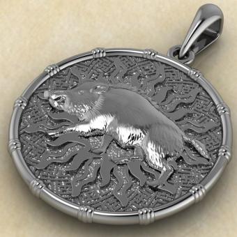 чертог Вепря с кабаном из серебра