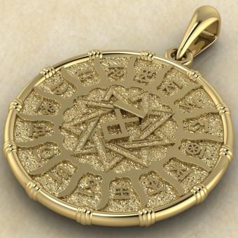 Чертог Волка с волком из золота