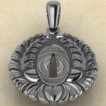 Подвеска с репликой Цуба Глициния серебро