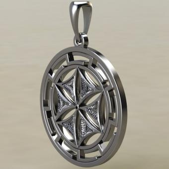 Цветок Афродиты в протуберанцах серебро