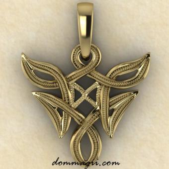 Дагаз в бесконечной вязи золото