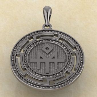 Подвеска Даждьбог Зимний серебро