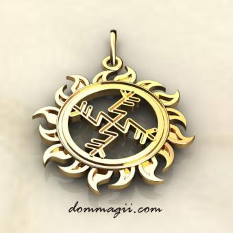 Золотая Денежная свастика