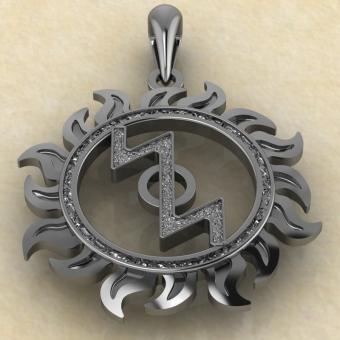 Додола подвеска из серебра