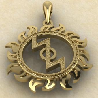 оберег Додола из золота