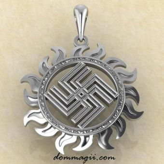 Дуния купить Славянский оберег из серебра