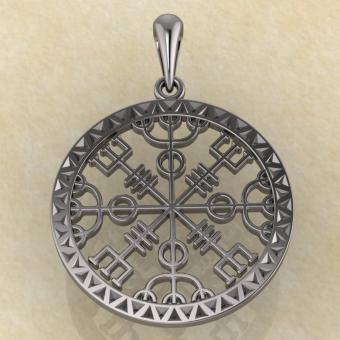 подвеска Эгисхяльм Сила в миру серебро