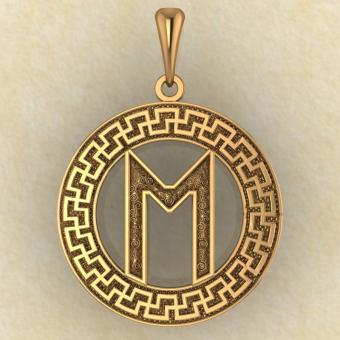 Руна «ЭВАЗ» в солярном обережном круге