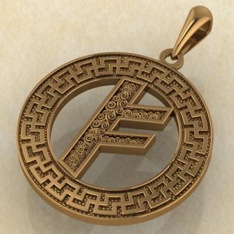 Руна «ФЕХУ» в солярном обережном круге