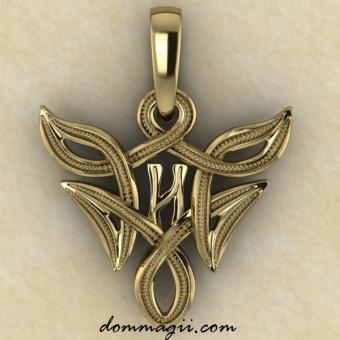 Амулет Хагалаз в бесконечной вязи