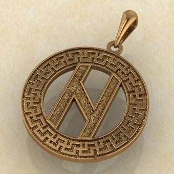 Руна «ХАГАЛАЗ» в солярном обережном круге