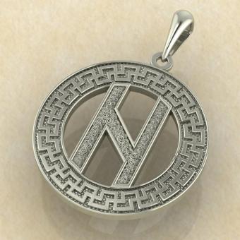 Руна «ХАГАЛАЗ» в солярном обережном круге