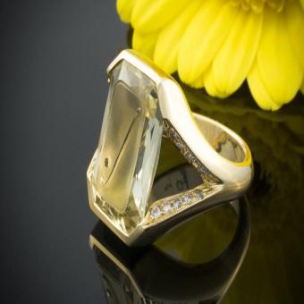 кольцо с гелиодором