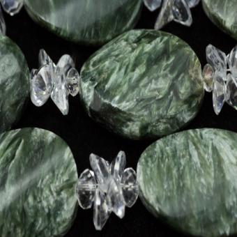 Бусы из серафинита