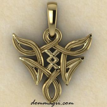 Ингуз в бесконечной вязи золото