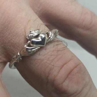 Кладдахское кольцо из золота белого 585