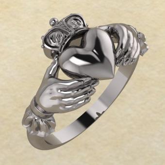 Кольцо Кладда серебро