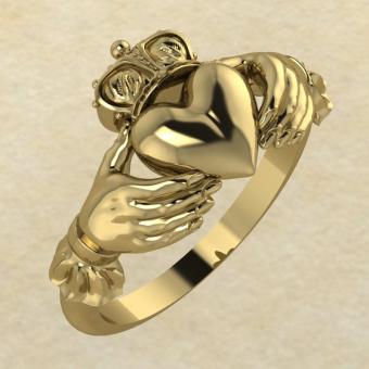 Кольцо Кладда золото