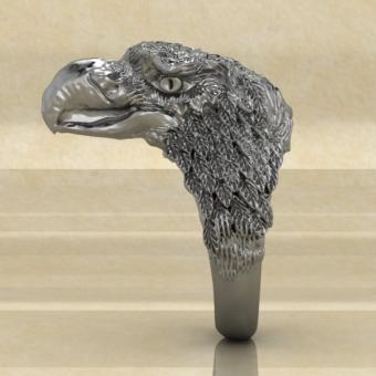 Языческое кольцо с орлом