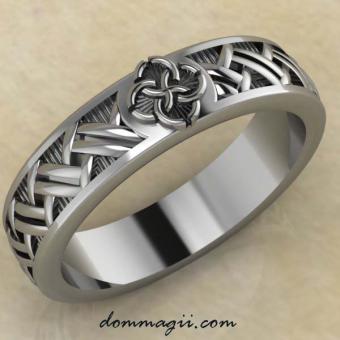 Кольцо "Сплетение судеб" из серебра