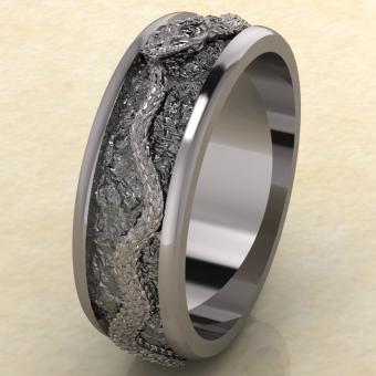 Кольцо Талисман Уроборос