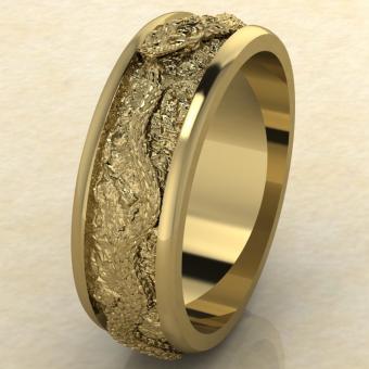 Кольцо «Уроборос» из золота