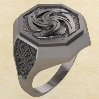 Кольцо-оберег Вайга серебро