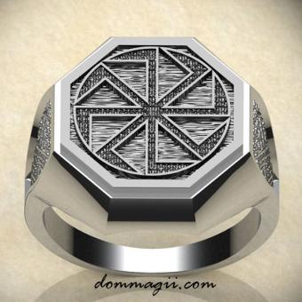 Обережное кольцо с Коловратом