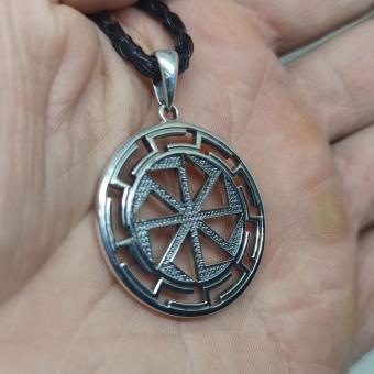 Двухсторонний Коловрат в протуберанцах серебро