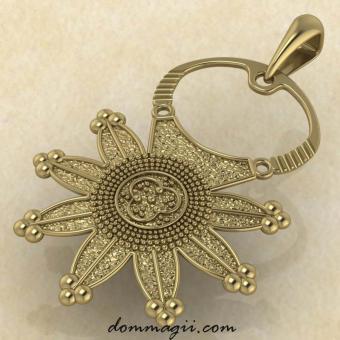 Колт из желтого золота