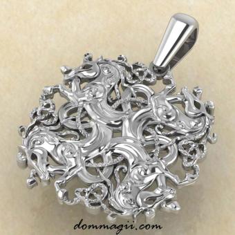 Оберег Коневик купить из серебра 