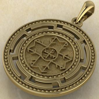 Крест богатства золото